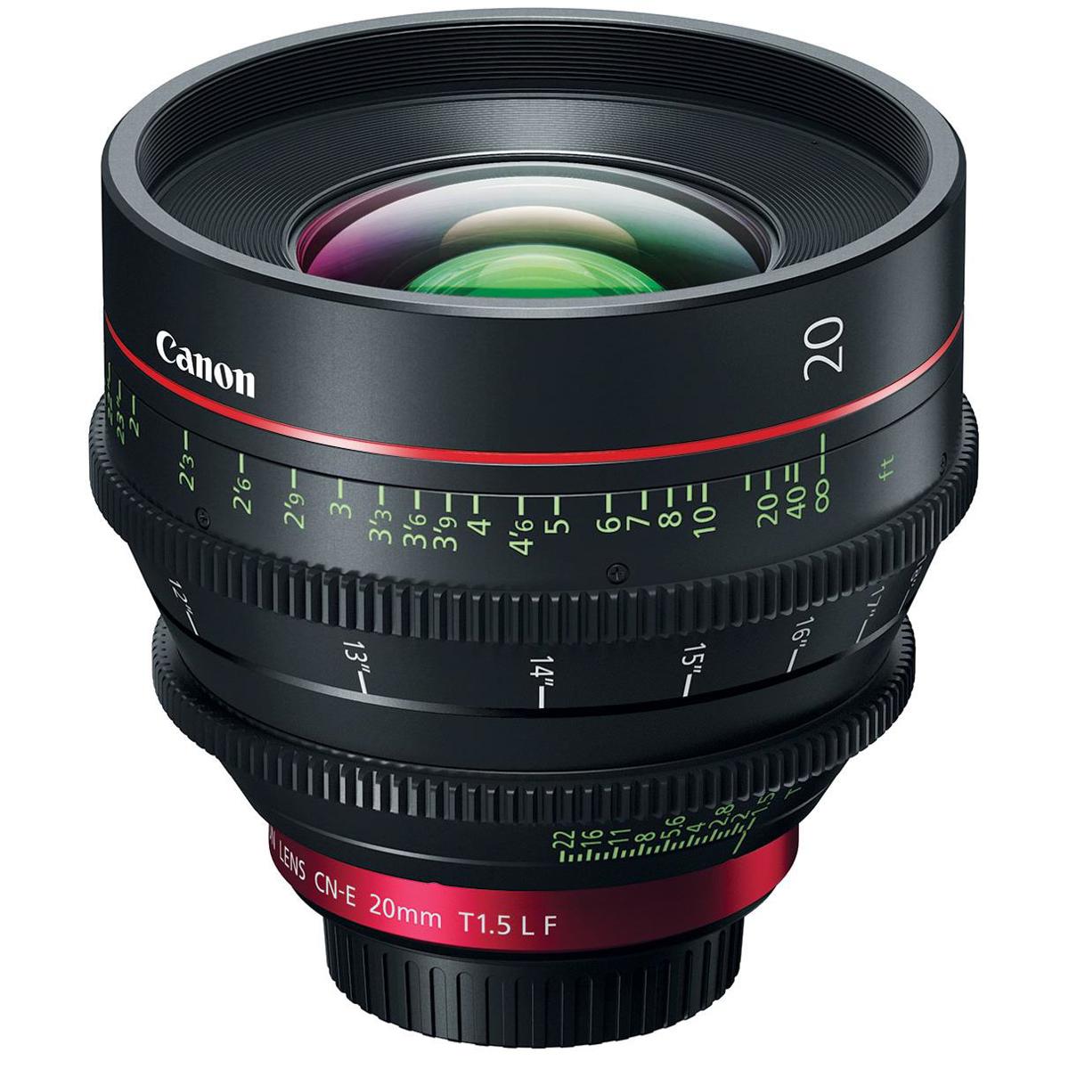 

Canon CN-E 20mm T1.5 L F Cinema Prime Lens for Canon EF
