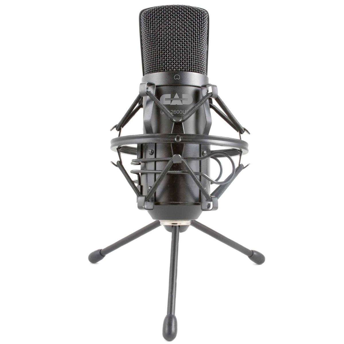 

CAD Audio GLX2600USB Large Diaphragm Studio Condenser USB Microphone