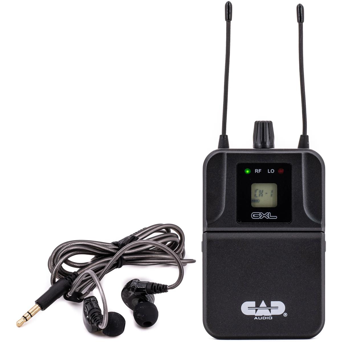 Image of CAD Audio GXLIEMBP BodyPack Receiver with MEB1 Earbuds