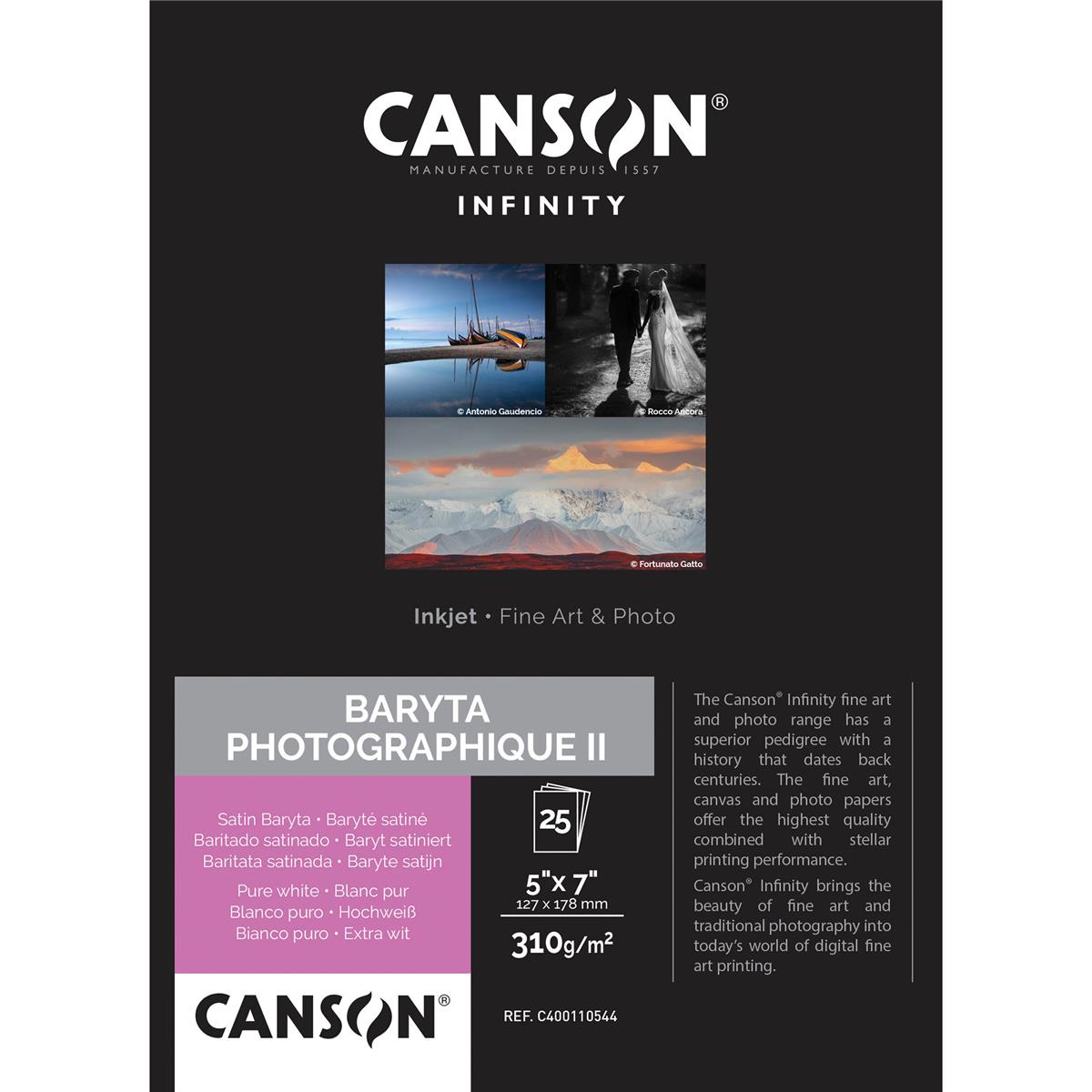 Image of Canson Infinity Baryta Photographique II 310gsm Paper
