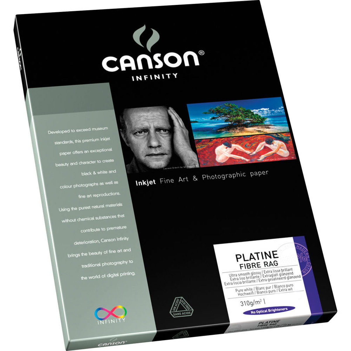 Image of Canson Infinity Platine Smooth Satin Fine Art Paper (17x22&quot;)