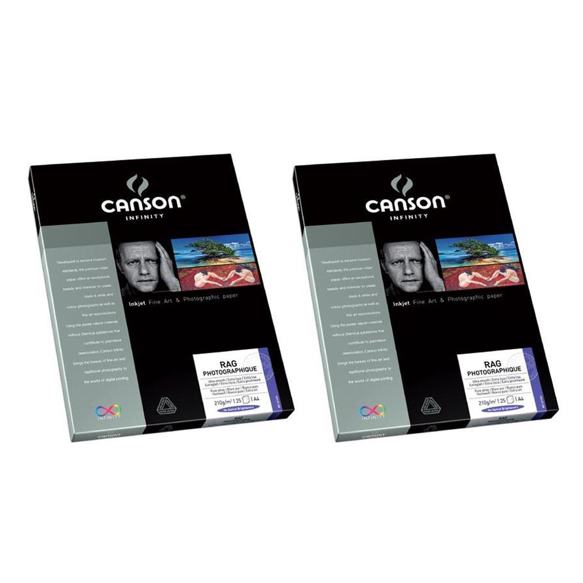 Image of Canson Infinity Canson 2 Pack Infinity Rag graphique (8.5x11&quot;)