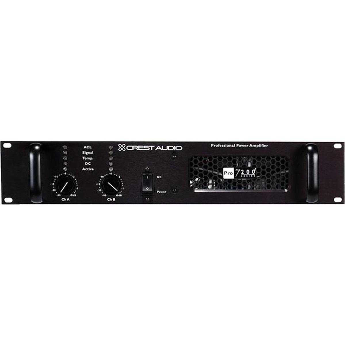 

Crest Audio Pro 7200 Professional Stereo Power Amplifier, 3300W