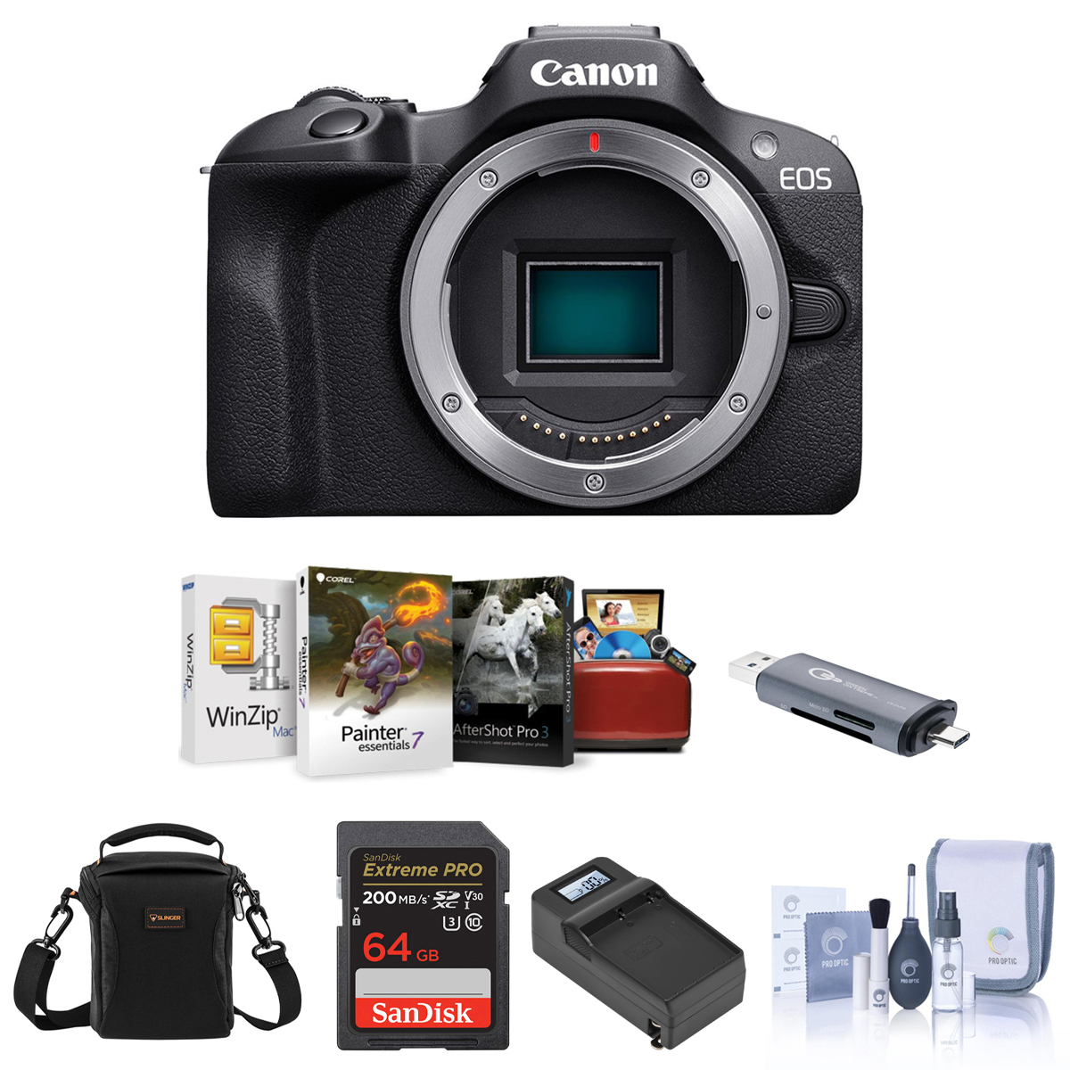 Image of Canon EOS R100 Mirrorless Camera Body