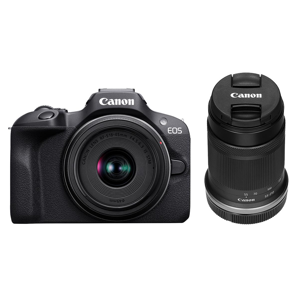 Image of Canon EOS R100 Mirrorless Camera w/RF-S 18-45mm f/4.5-6.3