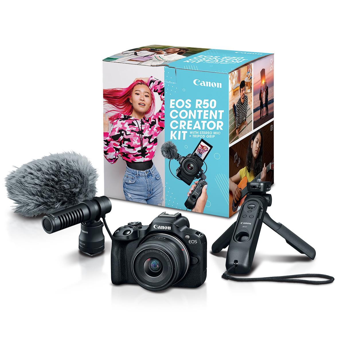 Image of Canon EOS R50 Content Creator Kit