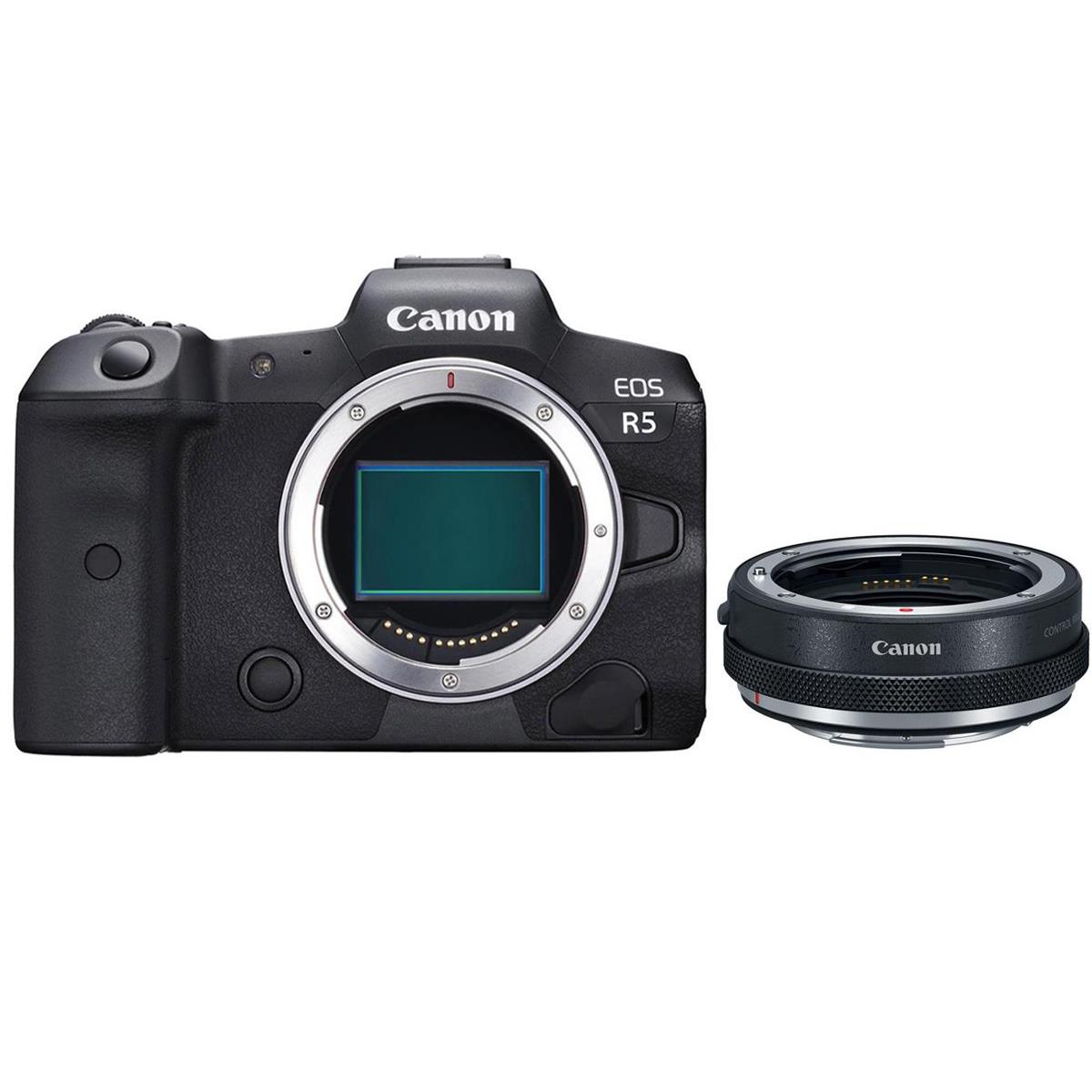 Image of Canon EOS R5 Camera Bundle with Control Ring Mount Adapter EF-EOS R