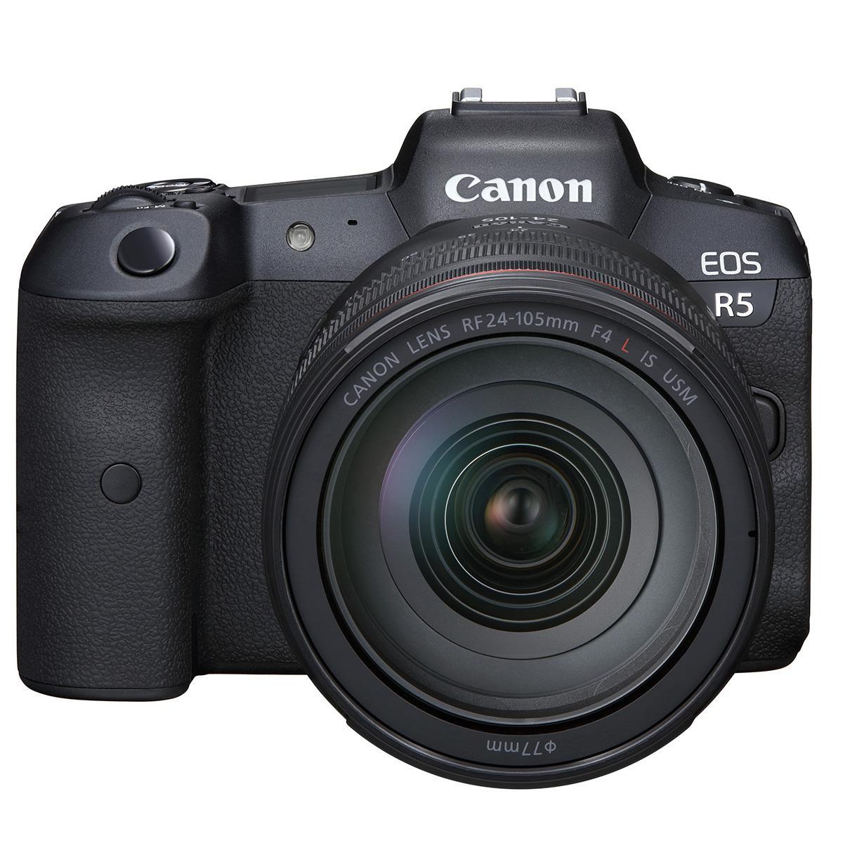 Image of Canon EOS R5 Mirrorless Camera with RF 24-105mm f/4 L IS USM Lens