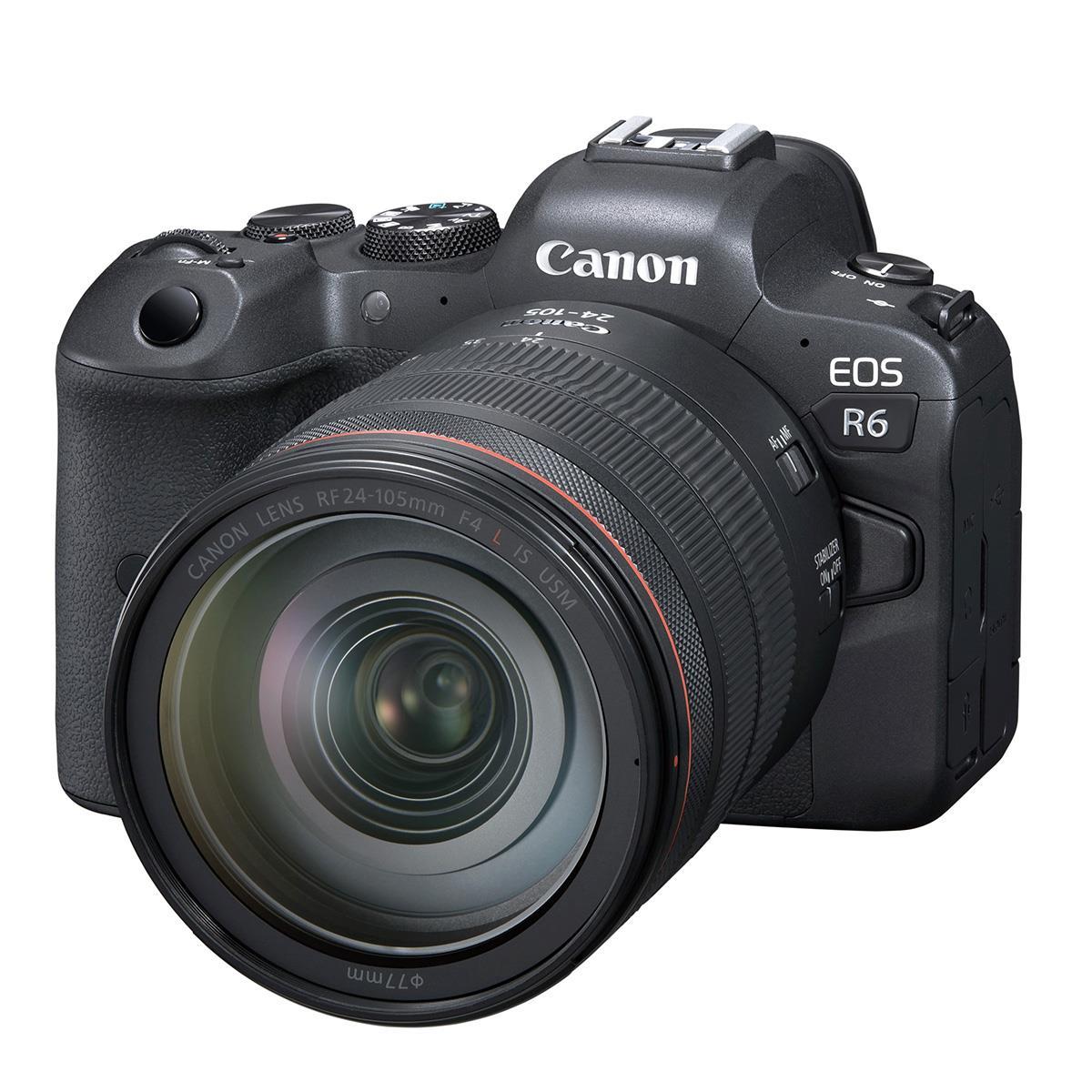 Image of Canon EOS R6 Mirrorless Camera with RF 24-105mm f/4 L IS USM Lens