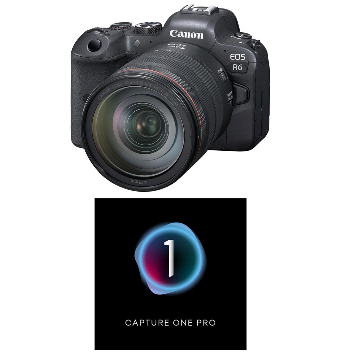 Image of Canon EOS R6 Mirrorless Camera with RF 24-105mm f/4 L IS USM Lens with Capture One
