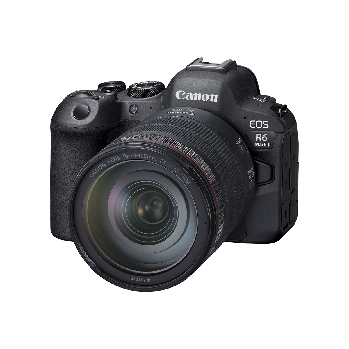 

Canon EOS R6 Mark II Mirrorless Camera with RF 24-105mm f/4 Lens, Black