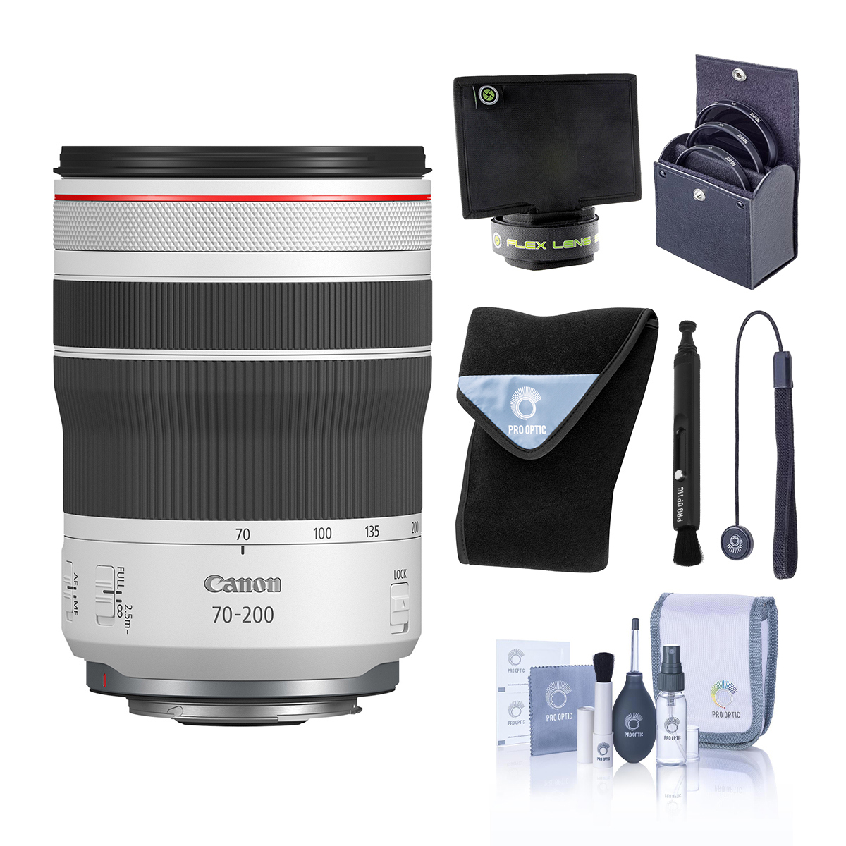 

Canon RF 70-200mm f/4L IS USM Lens with Mac Software & Accessories Kit