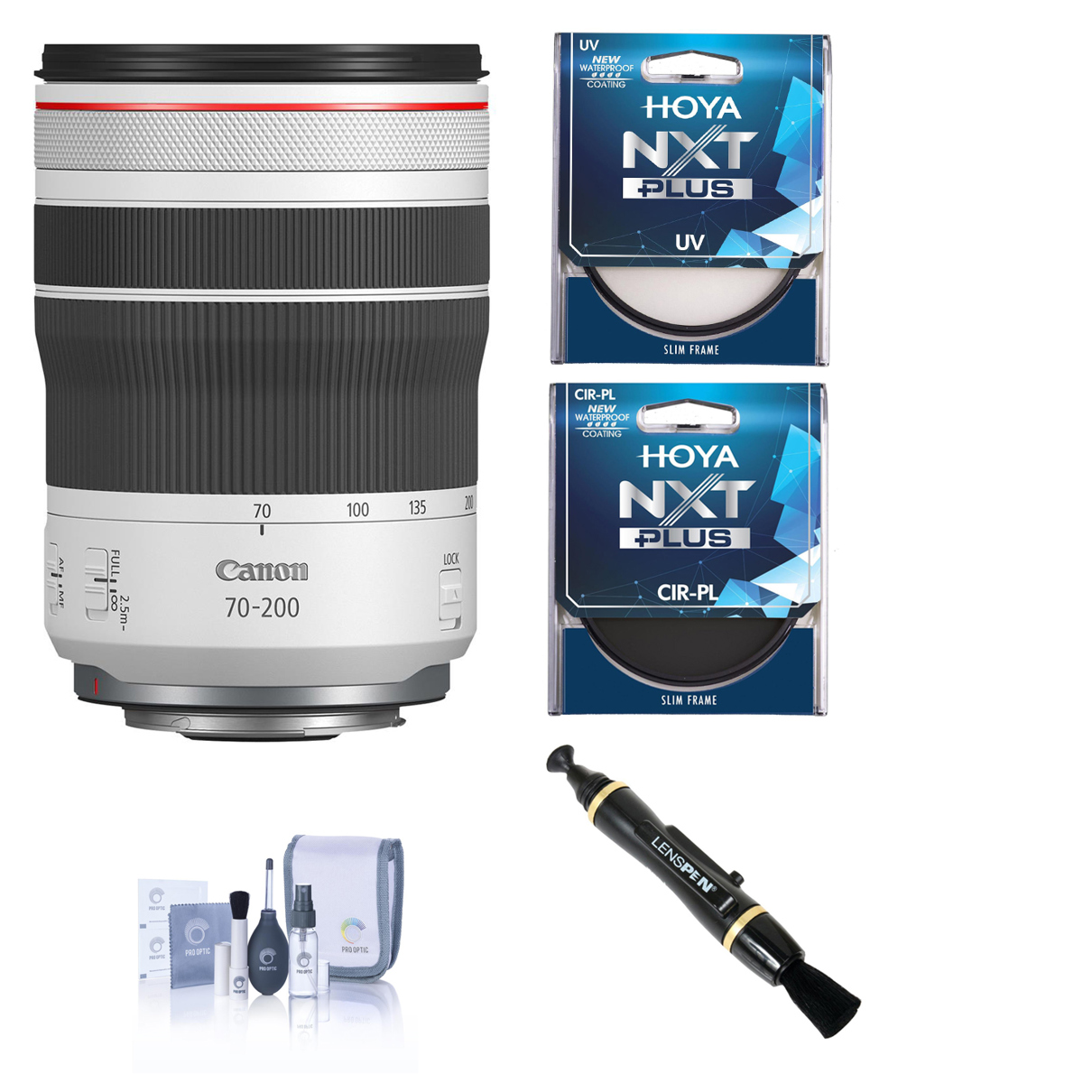 

Canon RF 70-200mm f/4L IS USM Lens with Filter Kit, Cleaning Kit, Lens Cleaner