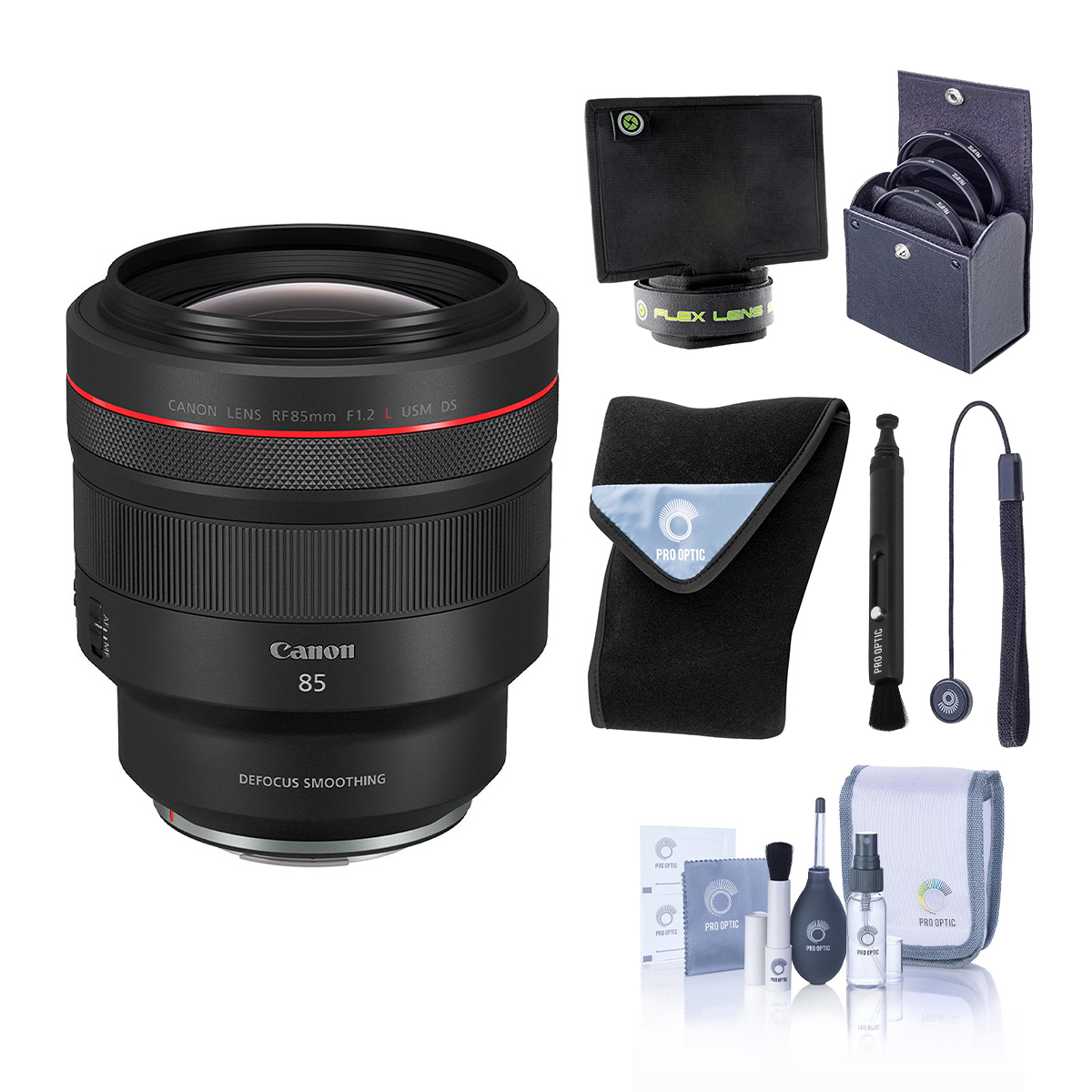 

Canon RF 85mm f/1.2 L USM DS Lens with Mac Software & Accessories Kit