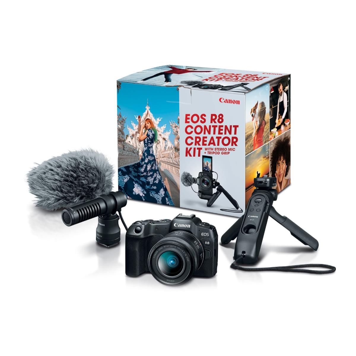 Image of Canon EOS R8 Content Creator Kit