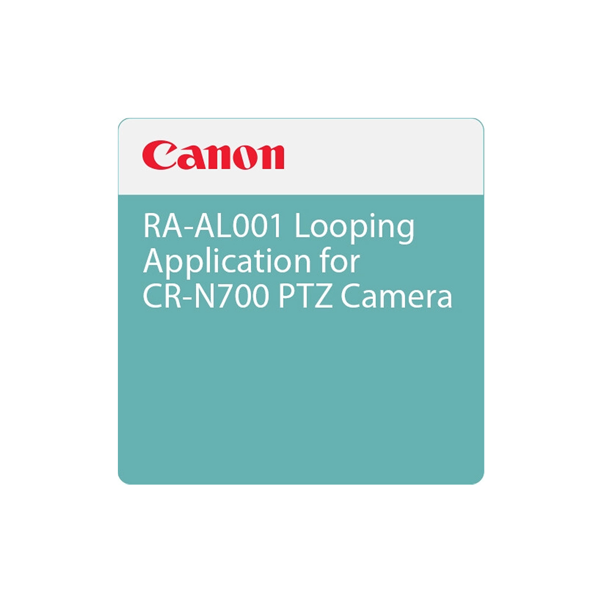 

Canon RA-AL001 Auto Looping Application for CR-N700, CR-N500, CR-N300 & CR-X300, Download