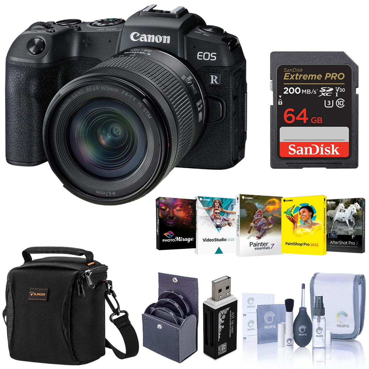 

Canon EOS RP Mirrorless Camera w/RF 24-105mm F4-7.1 IS STM Lens & Included Value
