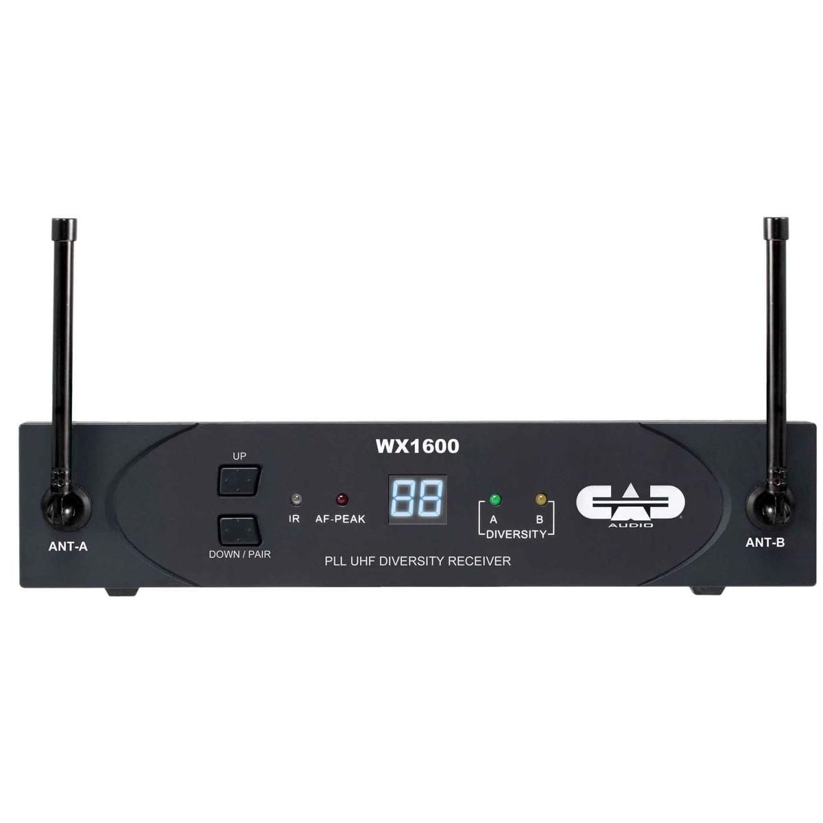

CAD Audio RX1600 UHF Receiver for WX1600 Wireless System