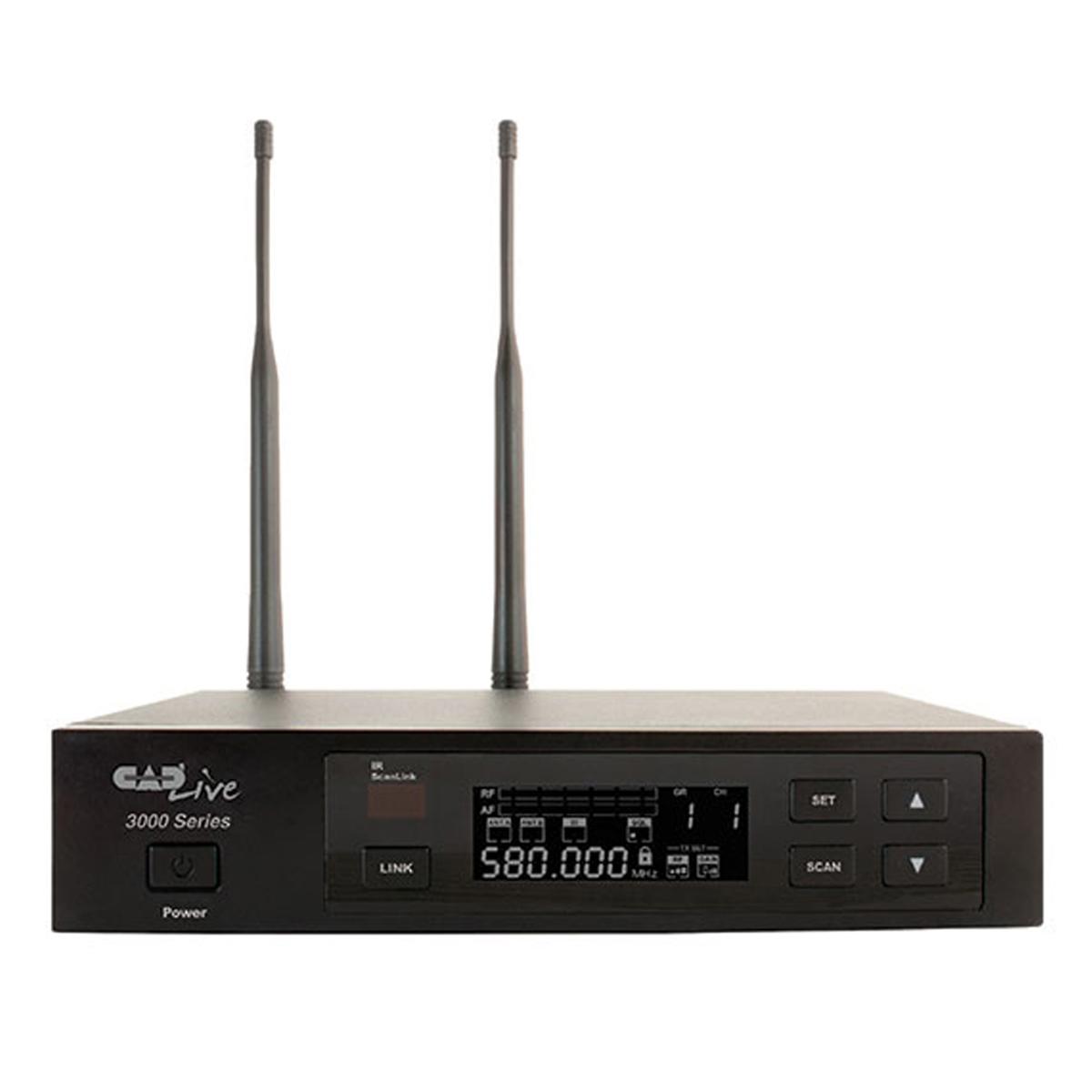 

CAD Audio CADLive Receiver for 3000 Series Wireless System - BAND: R (580-600 MHZ)