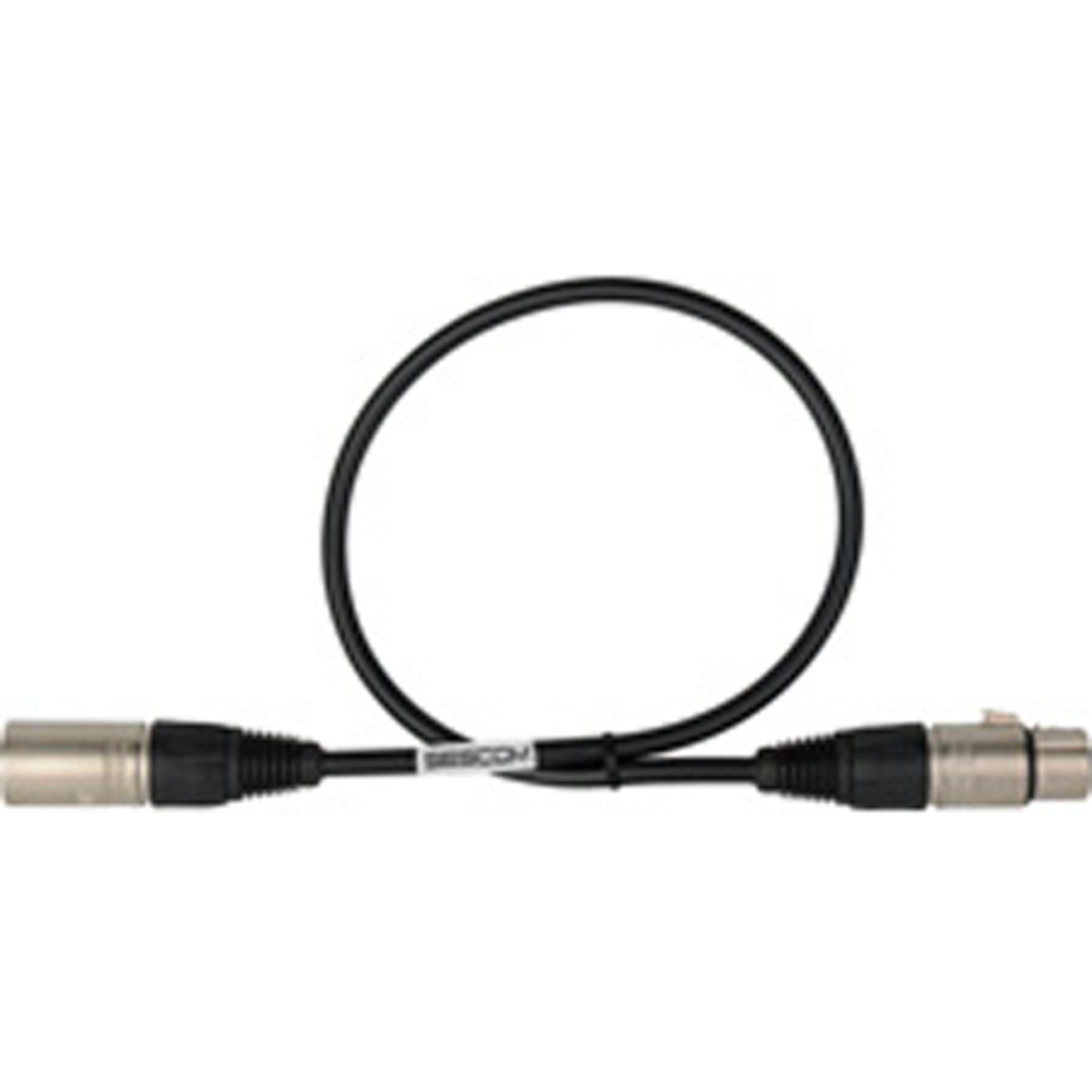 

Canare 3' 3-Pin XLR Male to Female Star-Quad Microphone Cable, Black