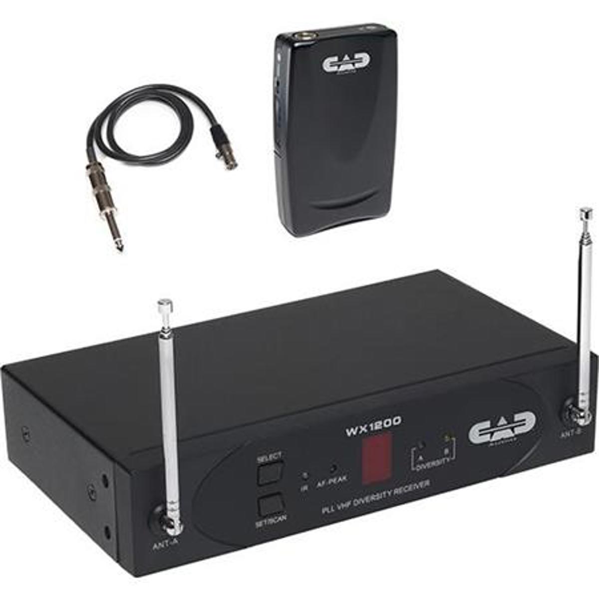 

CAD Audio WX1600 UHF 100-Channel Frequency Agile Handheld Wireless System