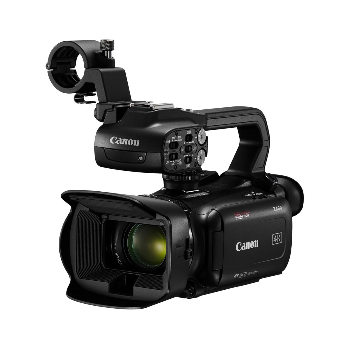 Image of Canon XA60 4K Ultra HD Compact Professional 20x Zoom Camcorder