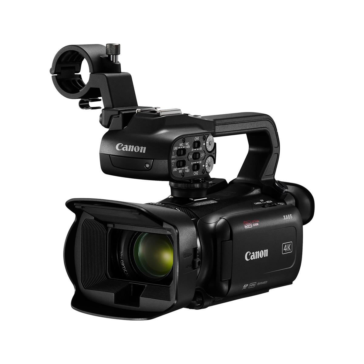 Image of Canon XA65 4K Ultra HD Compact Professional 20x Zoom Camcorder