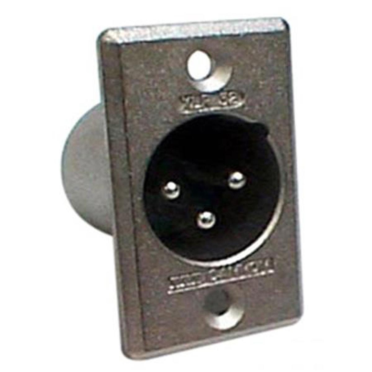

Canare ITT Cannon XLR3, Male Flange Receptacle