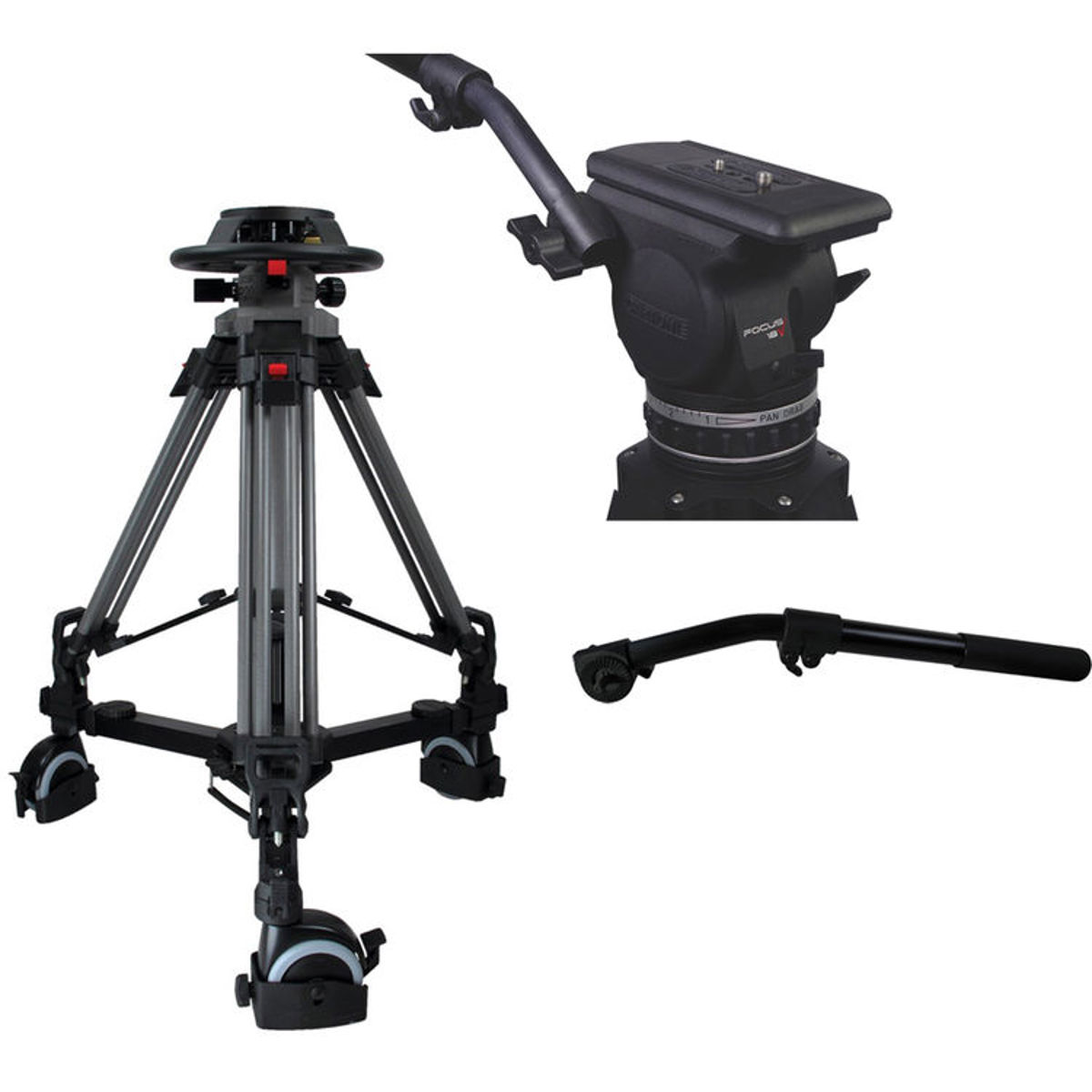 Image of Cartoni P20 Pedestal with Focus 18 Head