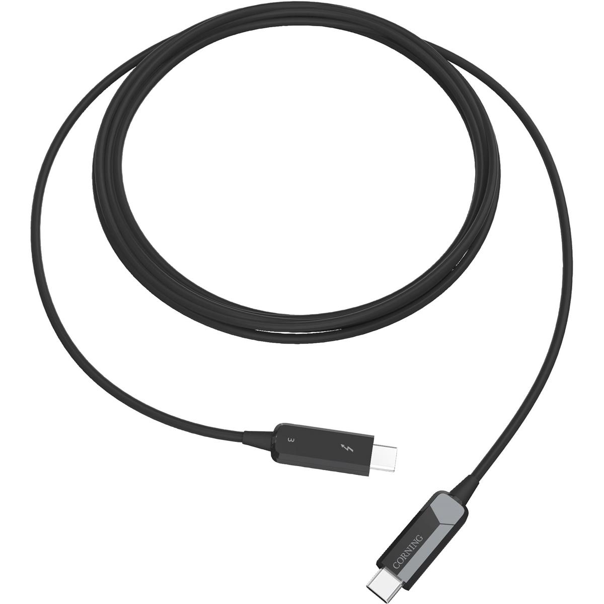 

Optical Cables by Corning Thunderbolt 3 USB Type-C Male Optical Cable, 10m