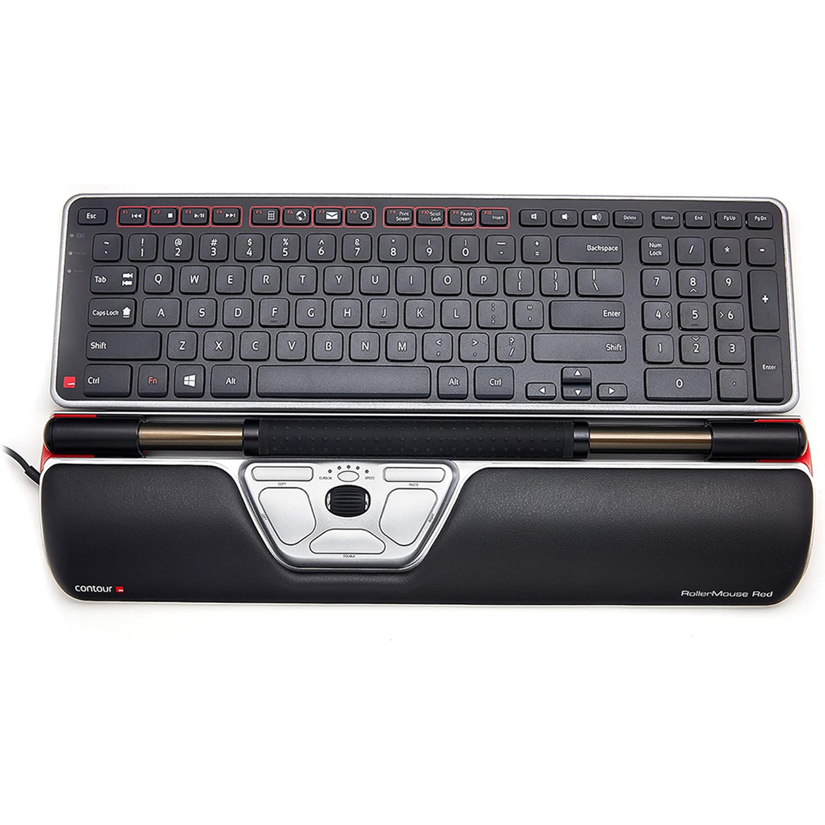 

Contour Design Ultimate Workstation RollerMouse Red & Balance Keyboard