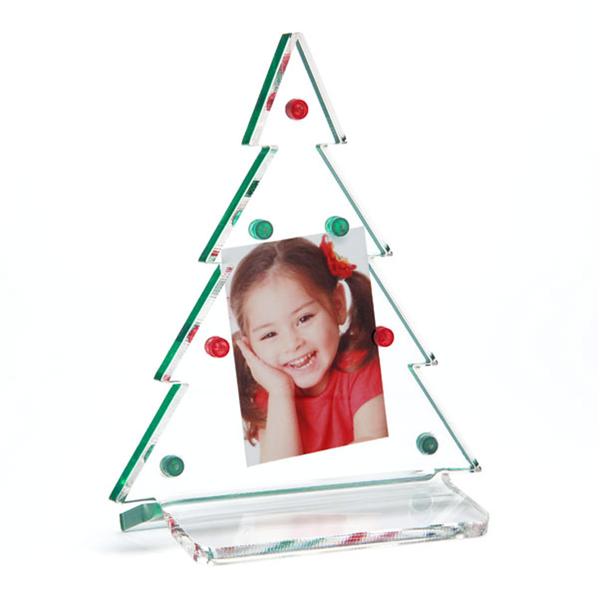 

Canetti Holiday Tree Magnet Frame, 3", Clear/Green
