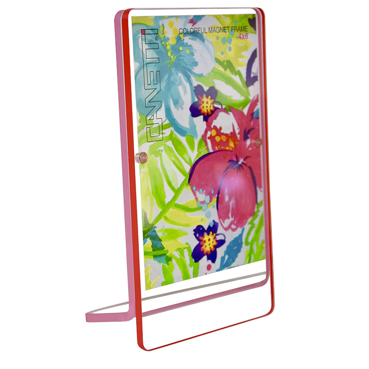 

Canetti Colorful Magnet Frame, 5x7", Red/Pink