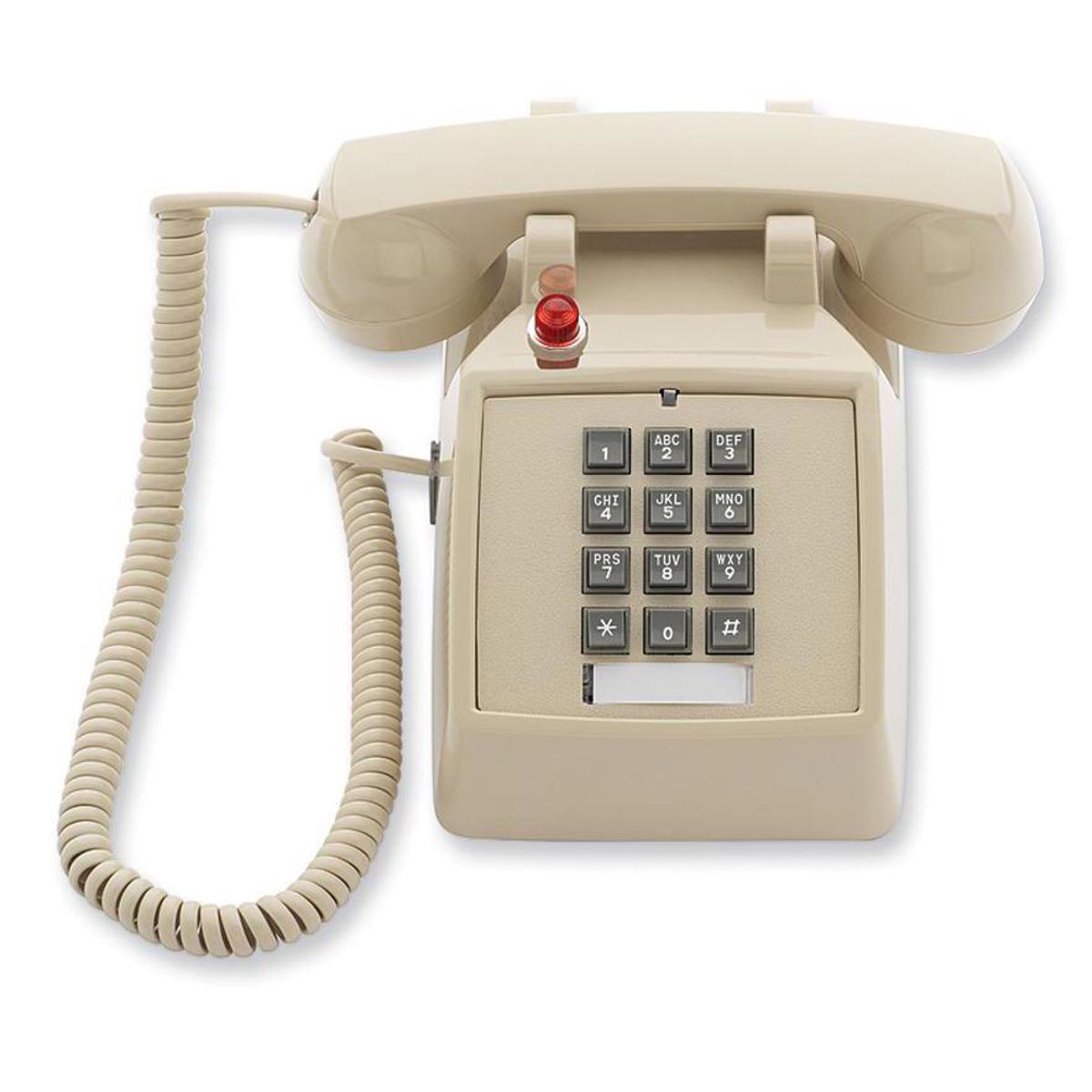 

Cetis Scitec 2510D Single-Line Telephone, Double-Gong Bell Ringer, Ash