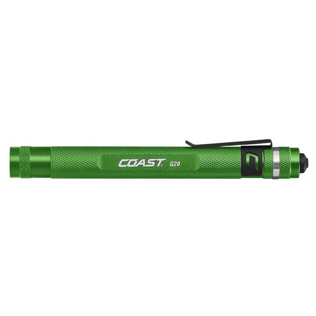 

Coast G20 Inspection Beam Penlight, 72' Beam, Green, 2x AAA