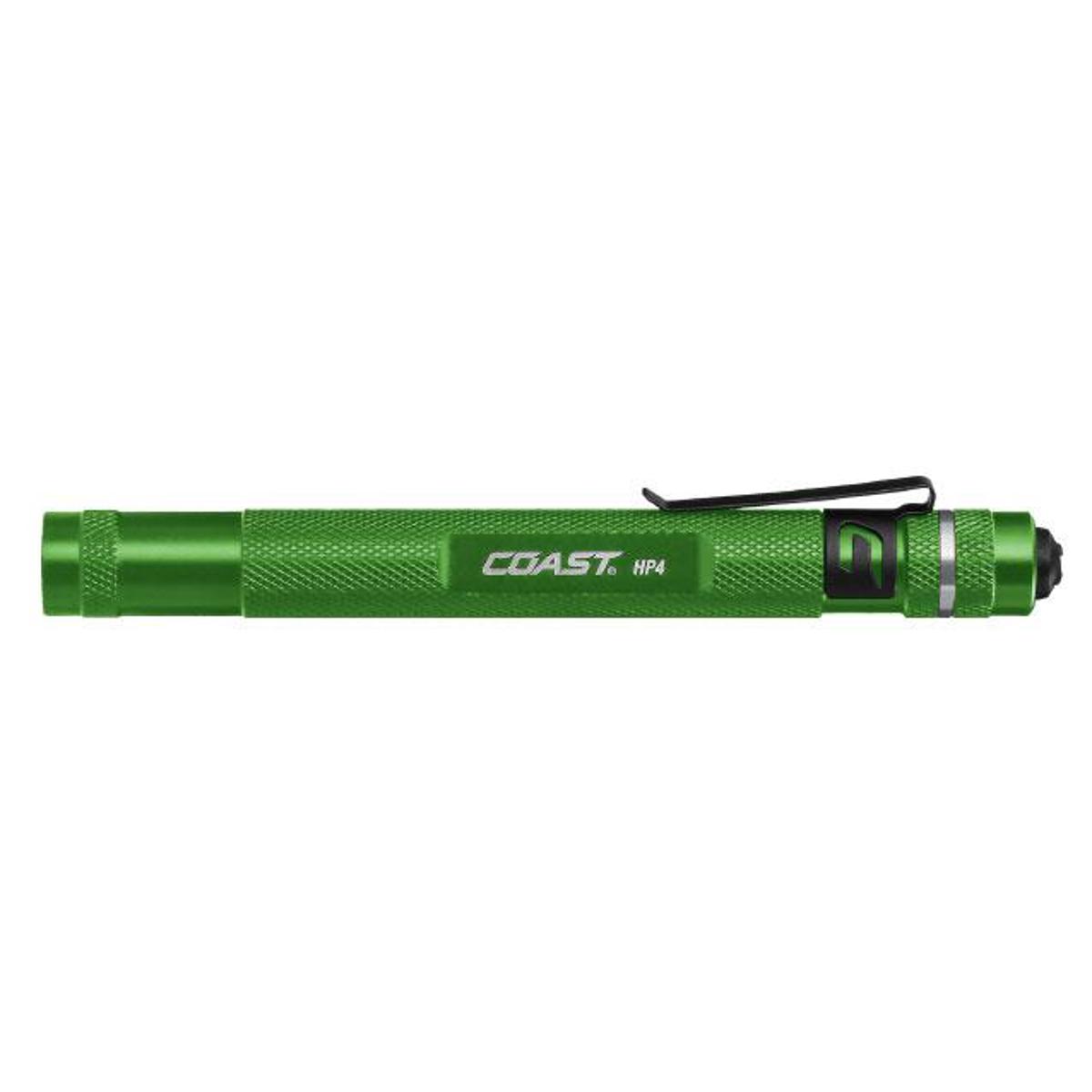 

Coast HP4 Bulls-Eye Spot Fixed Beam Penlight, 100 Lumens, 180' Beam, Green, AAA