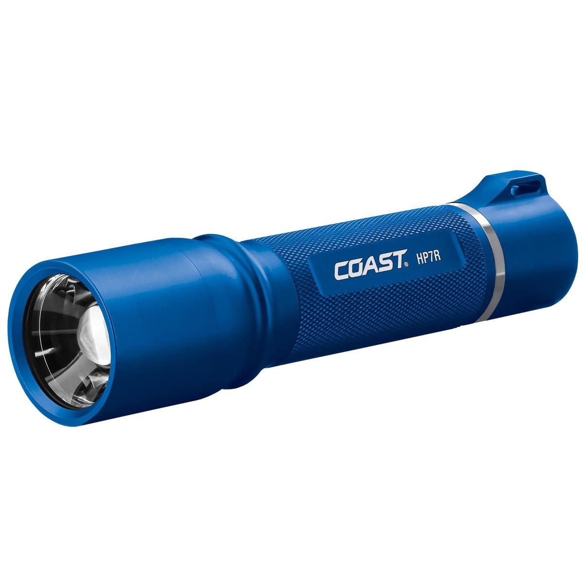 Coast HP7R Rechargeable Long Distance Focusing Flashlight, 300 Lumens, Blue -  21527