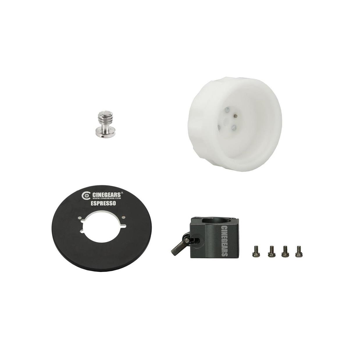 Image of Cinegears Single Axis Wireless Finger Wheel Espresso Full-Size Knob Pack