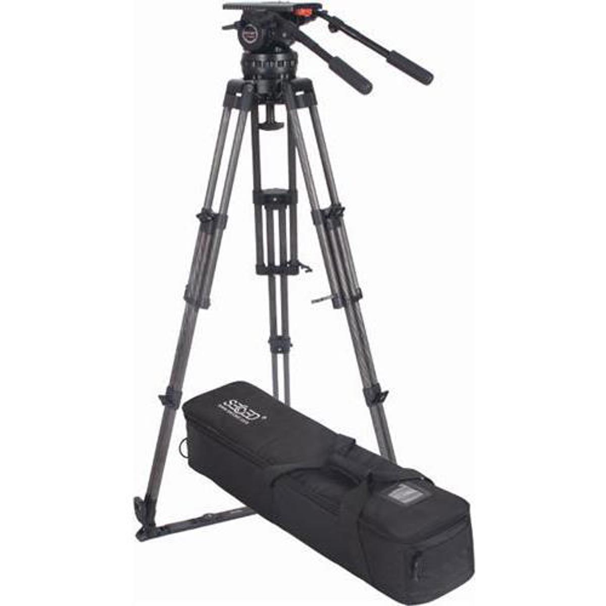 

Cinegears Secced Reach Plus 5 3-Section CF Tripod w/SC-V25/150RP Head, SC-FS100