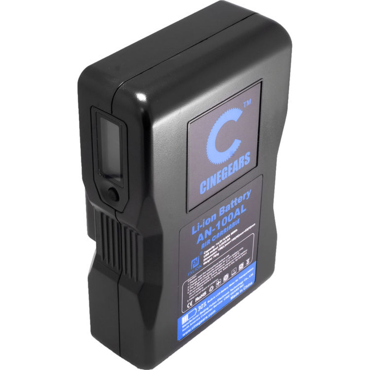 

Cinegears 100Wh Compact Lithium-Ion AB Gold-Mount Battery