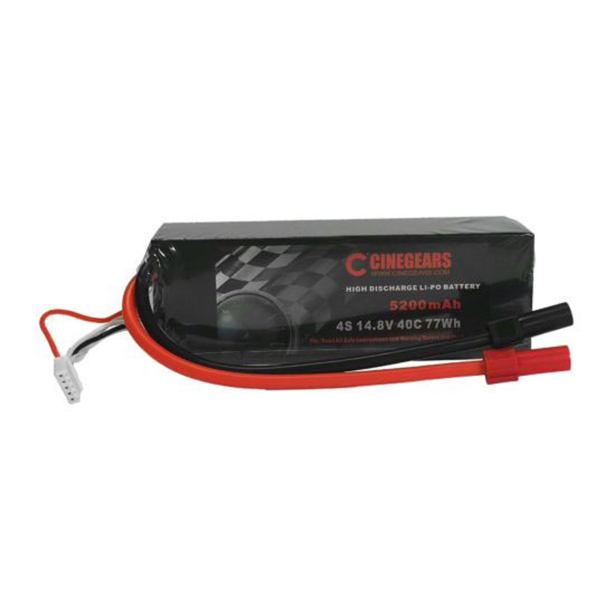 

Cinegears 5200mAh 4S 14.8V 40C 77Wh RC Gimbal Car Battery