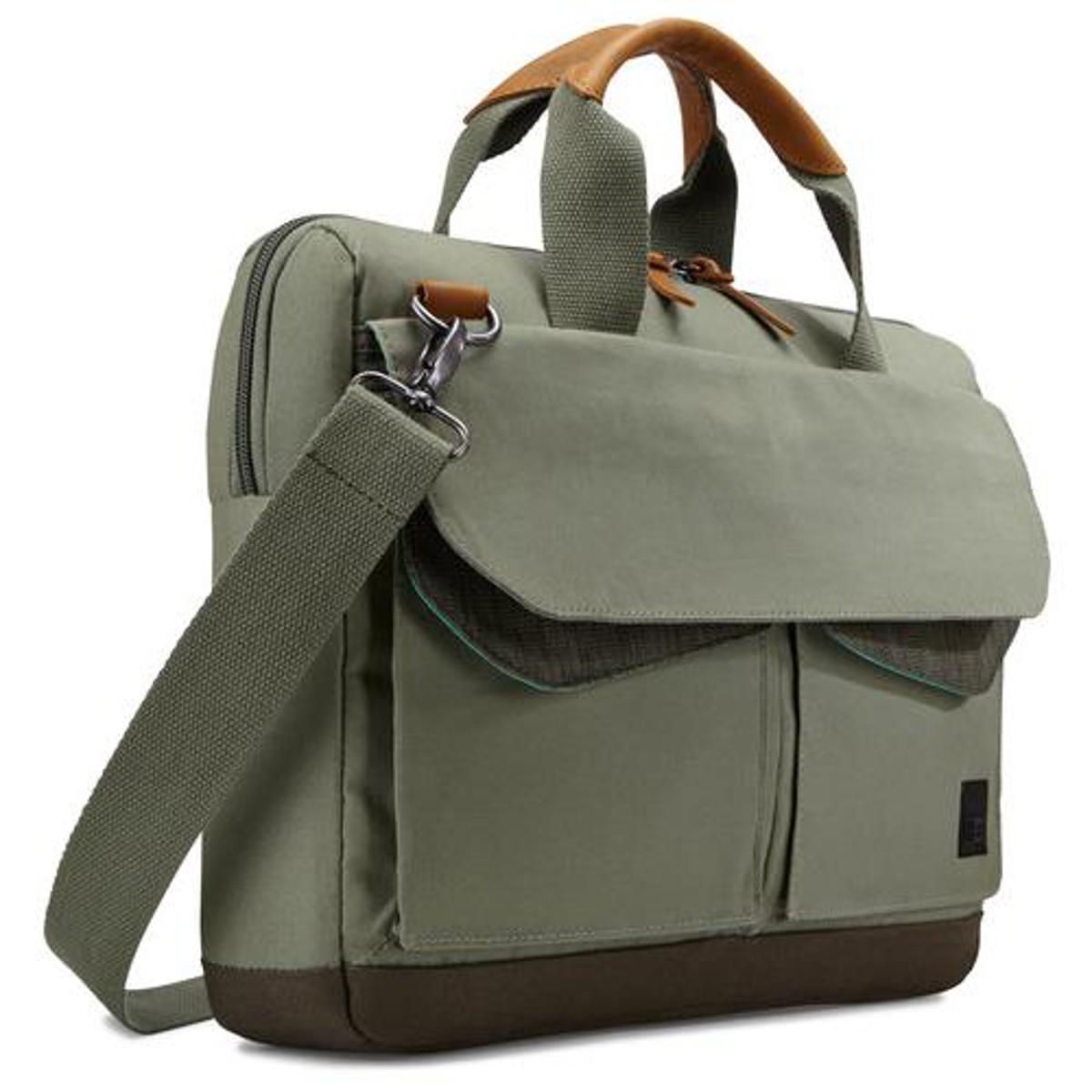 

Case Logic LoDo Attache for 14" Laptop, Petrolgreen-Drab