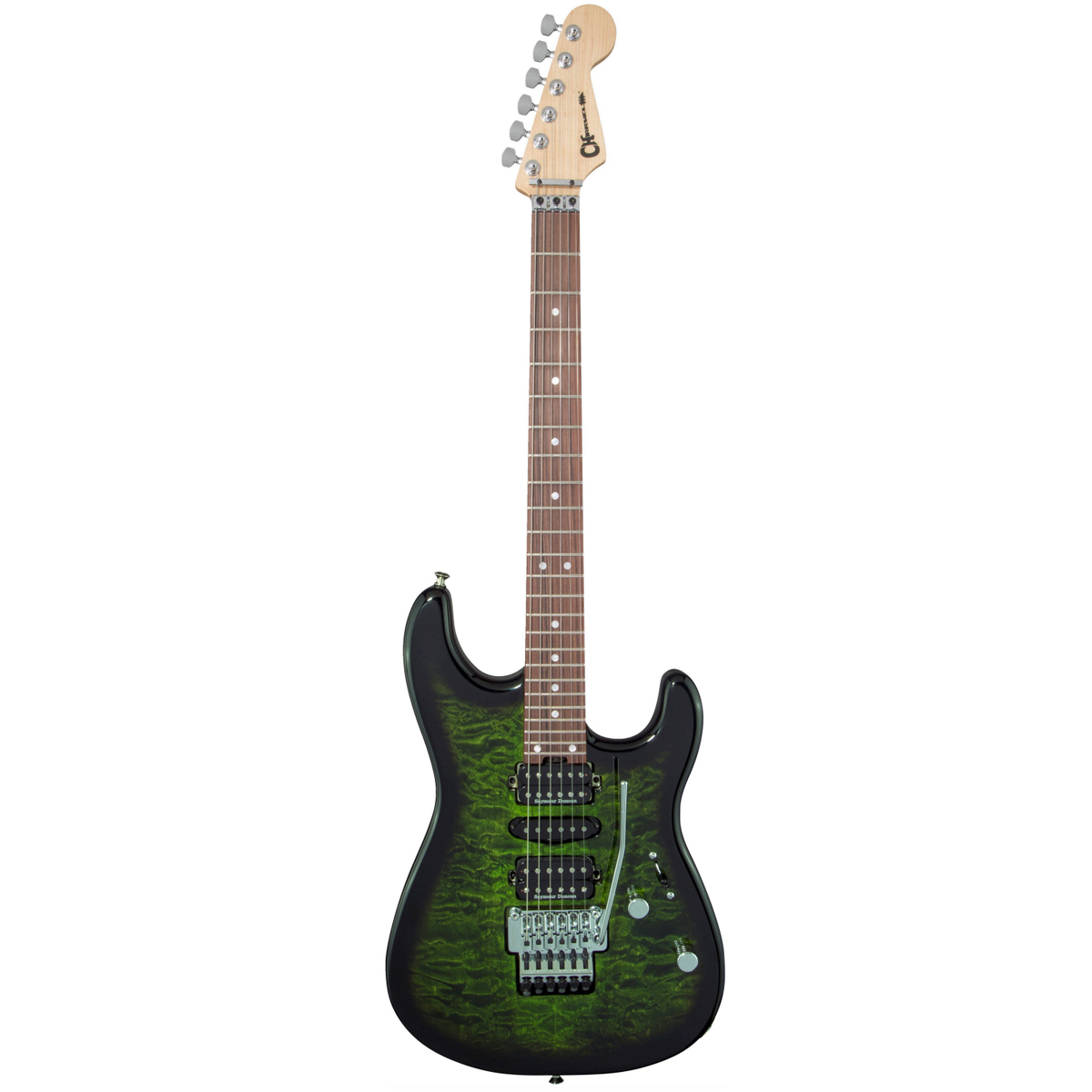 

Charvel MJ San Dimas Style 1 Electric Guitar, Transparent Green Burst
