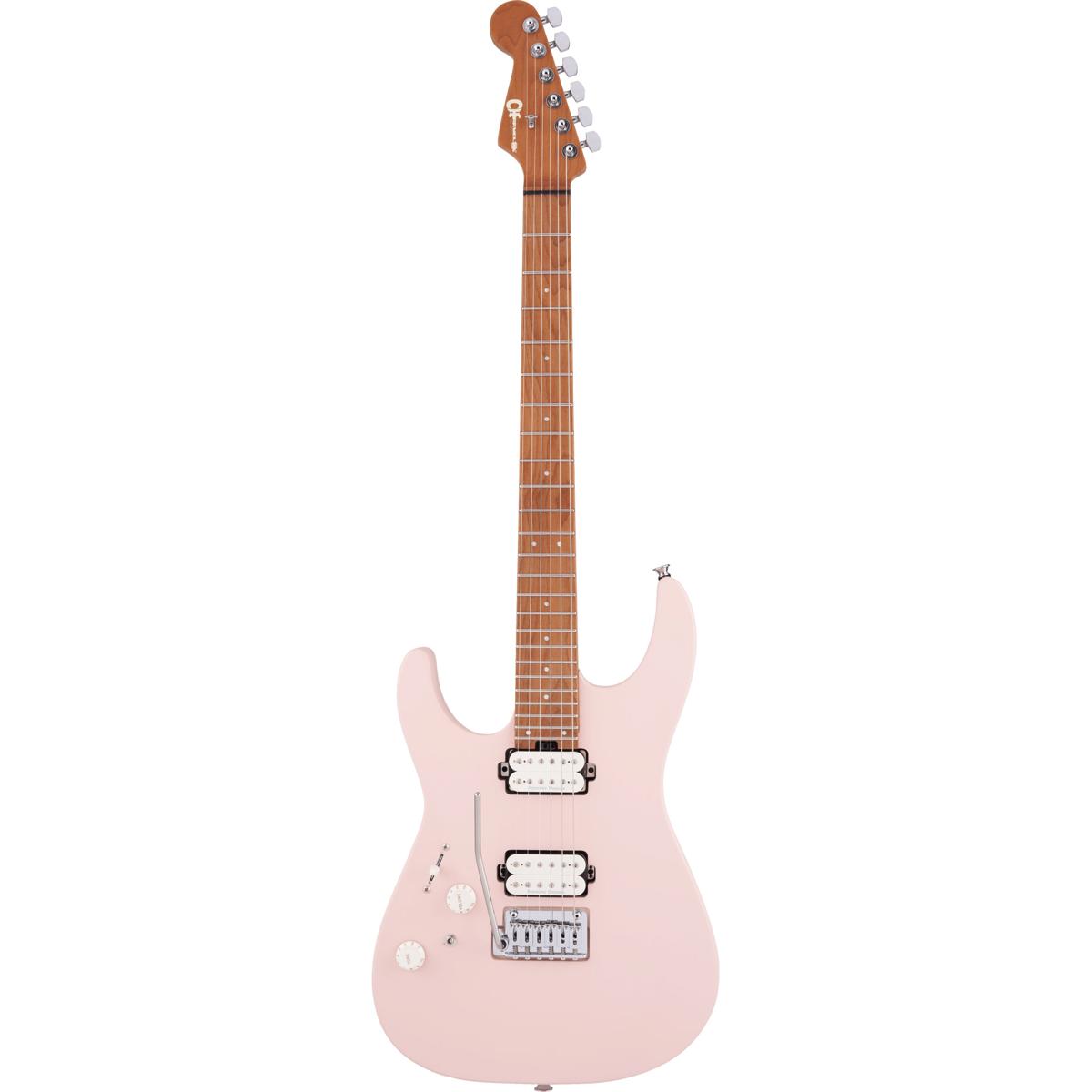 

Charvel Pro-Mod DK24 HH 2PT Left-Handed Electric Guitar, Satin Shell Pink