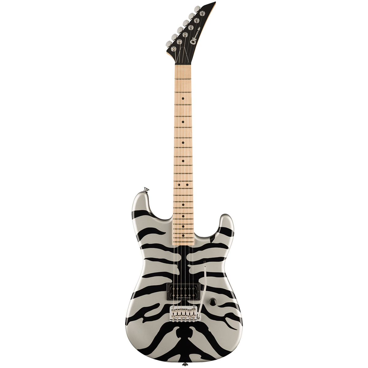 

Charvel San Dimas Super-Stock SD1 H 2PT M Electric Guitar, Silver Bengal