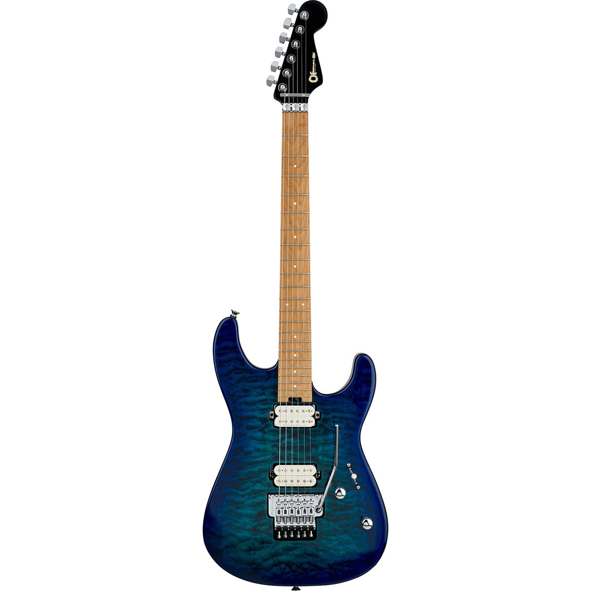 

Charvel Pro-Mod Plus San Dimas Style 1 HH FR CM Electric Guitar, Chlorine Burst