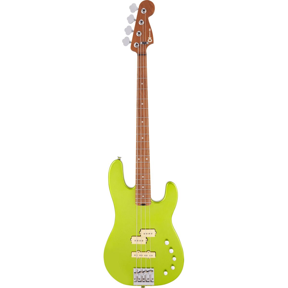 

Charvel Pro-Mod San Dimas Bass PJIV Electric Guitar, Lime Green Metallic