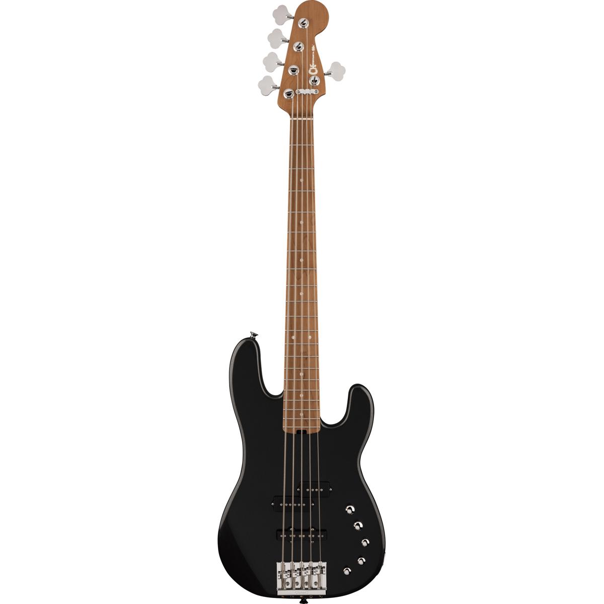 

Charvel Pro-Mod San Dimas Bass PJ V 5-String Bass Guitar, Metallic Black