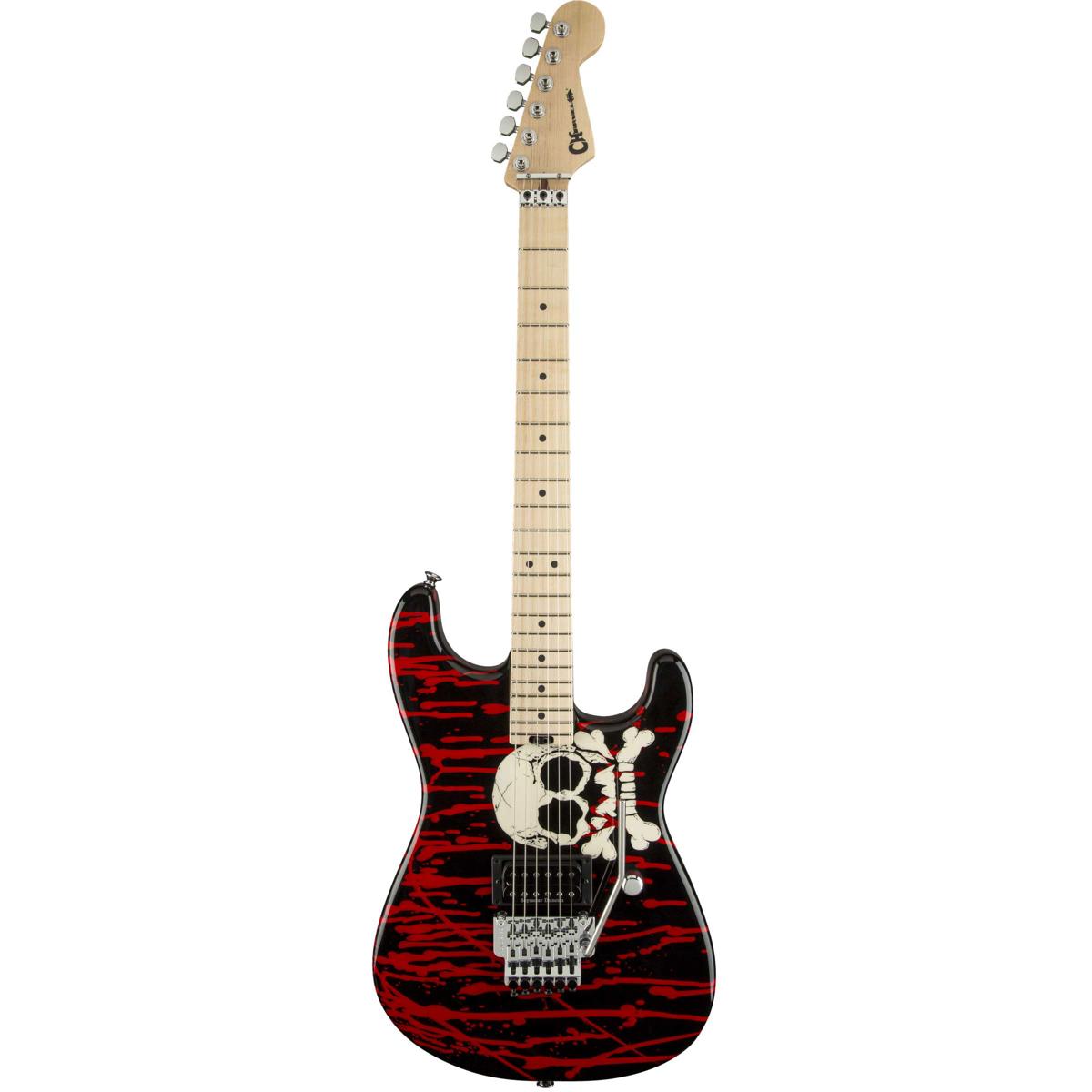 

Charvel Warren DeMartini Signature Pro Mod Electric Guitar, Blood And Skull
