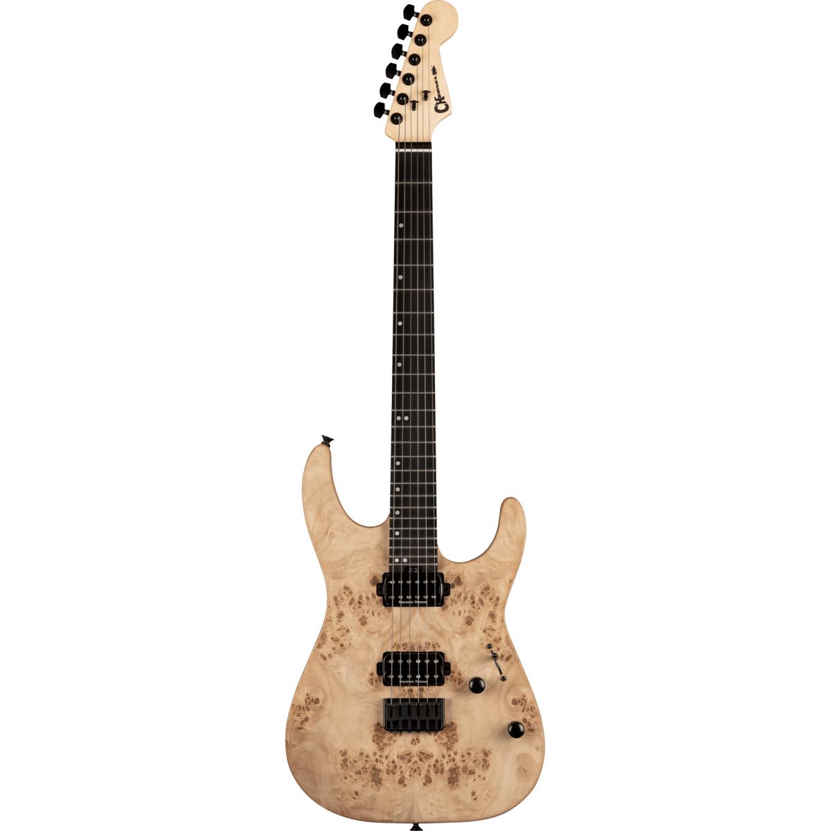 

Charvel Pro-Mod DK24 Mahogany Poplar Burl Electric Guitar, Desert Sand